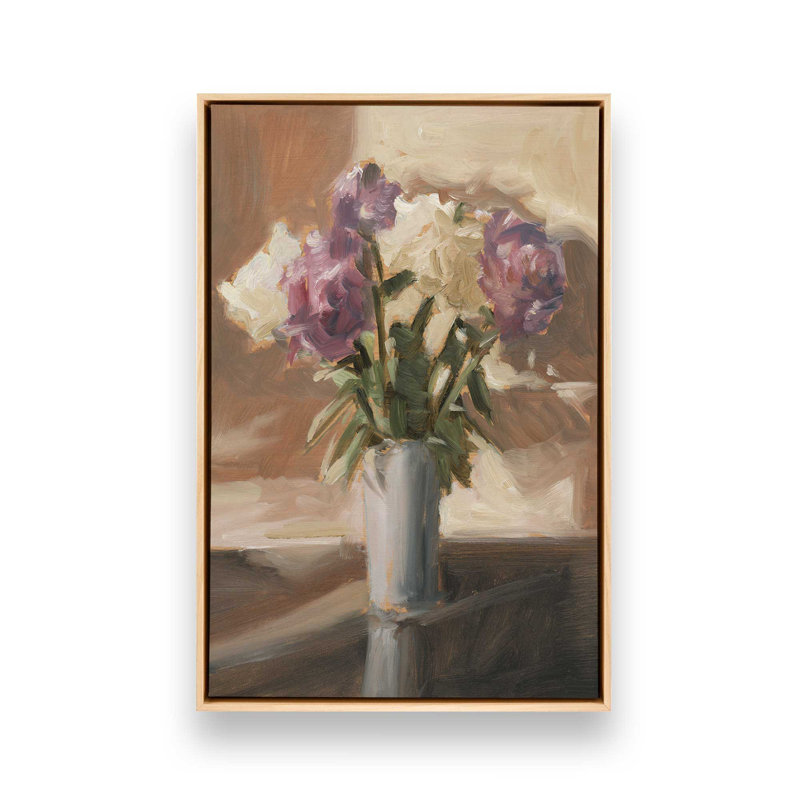 «Sunlit Bouquet I» par Ethan Harper, reproduction d'art, H 16 po x l 12 po, Tanné