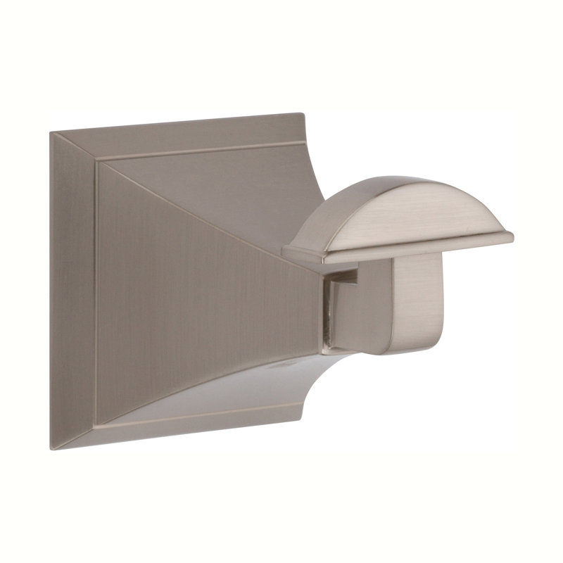 Cayden Single Robe Hook, Satin Nickel