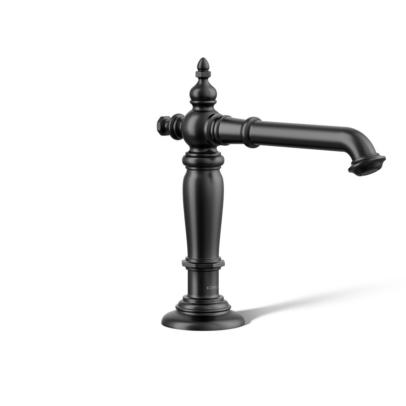 Artifacts® Widespread Bathroom Faucet with Drain Assembly, Matte Black