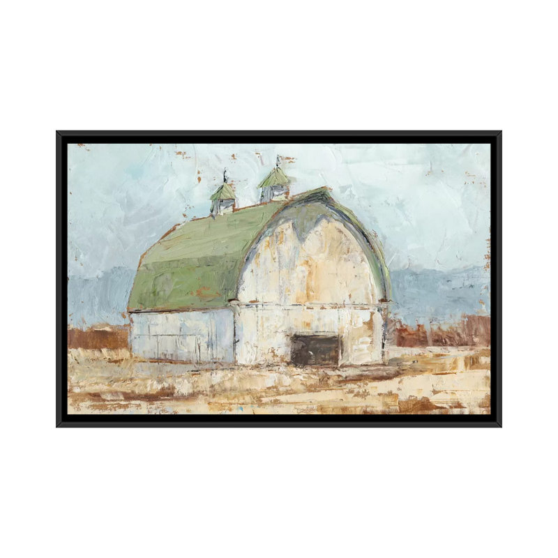 «Barn III», reproduction sur toile, H 18 po x l 26 po x P 1,5 po, Black Framed Canvas, Pas de tapis