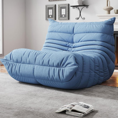 Bean Bag Chair, Fireside Chair, Large Bean Bag Chair For Adults, Bean Bag Chairs For Teens With High-Resilience Foam, Non-Slip Base Floor Lounge Sofa,