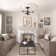 Aihnoa 6 - Light  40cm Semi Flush Mount