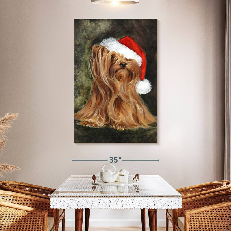 Noel Yorkshire Terrier, 51" H x 34" W