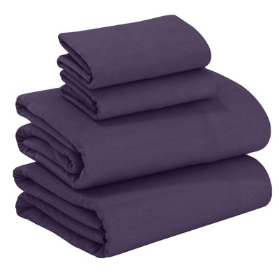 Literie RUVANTI 5 pièces en flanelle 100 % coton, format King séparé, chaude, douce et respirante, à poches profondes, brossée double, confortable en toutes saisons, taupe