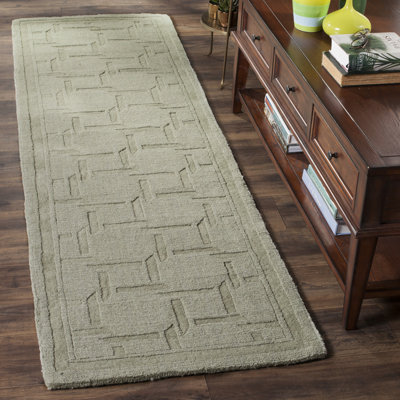 Resort Martha Stewart Hand Tufted Wool Geometric Rug