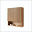 Armoire de salle de bain murale rayée avec rangement ouvert-126619686