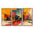 Toile avec cadre flottant brun