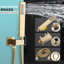 Système de douche thermostatique complet avec valve brute