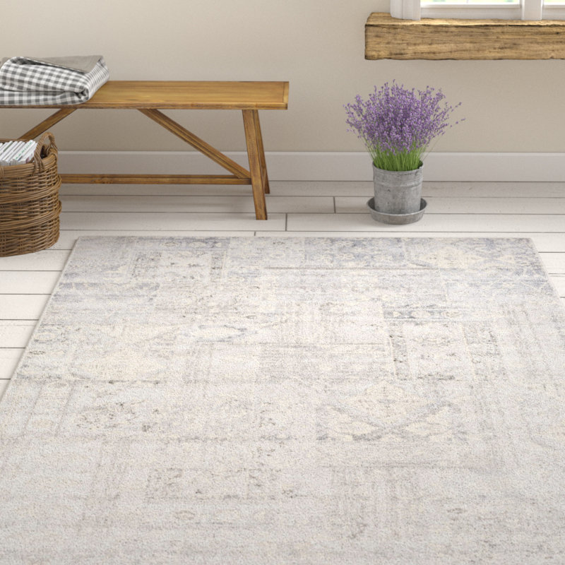 Geometric Indoor Rug, Rectangle 5'3" x 7'3"