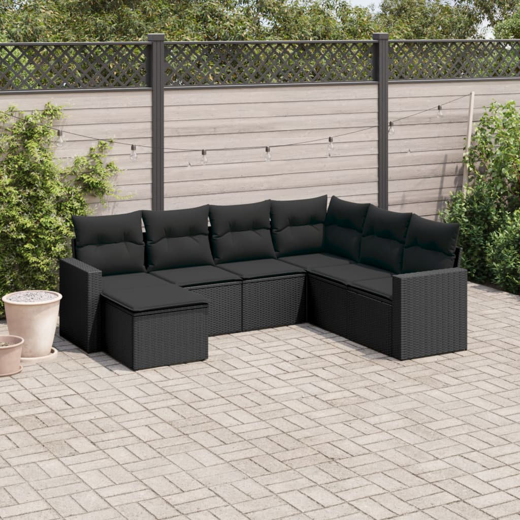 65,5 cm breites Outdoor-Sitzgruppen-Set mit Kissen