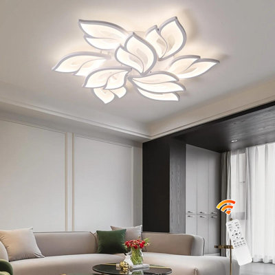 Angstrom 9 - Light 28.4" Acrylic LED Flush Mount