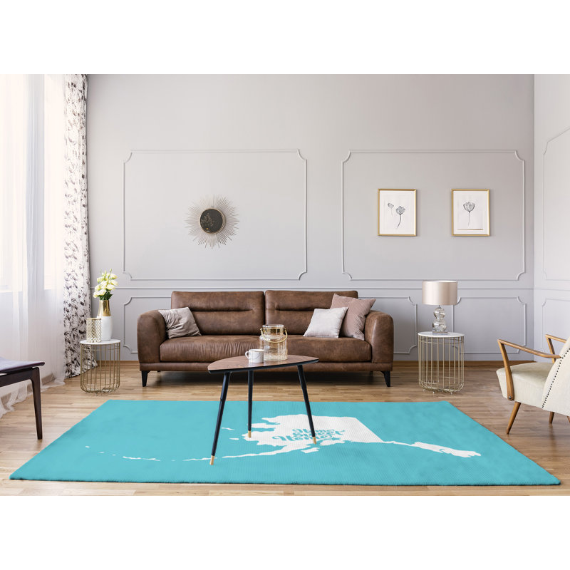 Tapis en polyester à ancrage doux home, Rectangle 9 pi x 12 pi