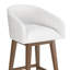 Tabouret pivotant à hauteur réglable en bois et en tonneau Dorreen-527891951-527891949