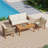 4-Piece Patio Conversation Set-616617323