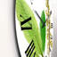 Plante brésilienne rétro IV - horloge murale traditionnelle-60281650
