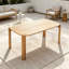 Table de salle à manger d'extérieur en bois d'acacia