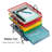 Mind Reader 5-Tier Paper Tray, Desktop Organizer, File Storage, Workspace, Office, Metal Mesh, 11.75"L x 14"W x 15"H, Assorted Colors