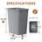 Trash Can Wastebasket for Kitchen Office Bathroom-87394002-122619166