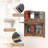  Wall Mounted Desk Folding Wall Table Floating Desk Space Saving Wall Desk with Storage Shelf-1842655263