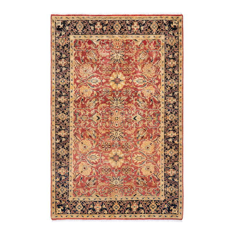 Haynie One-of-a-Kind 4'1" x 6'4" Hand Knotted Area Rug