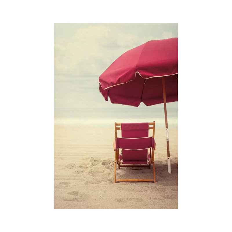 Under The Umbrella I by Elizabeth Urquhart - Wrapped Canvas Print, 101.6 cm H x 66.04 cm W