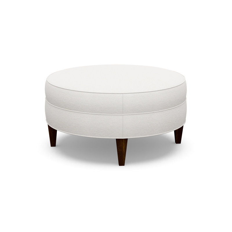 Round Ottoman, 9637-49, Walnut