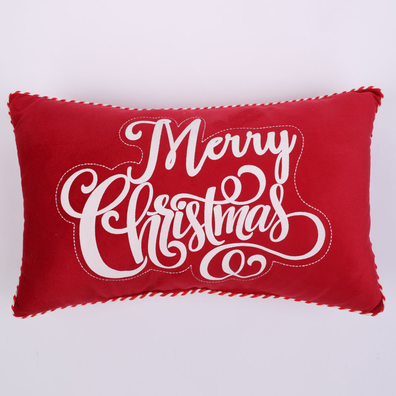 Merry Christmas Lumbar Pillow