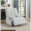 Coussin inclinable carré en velours gris clair-752186260