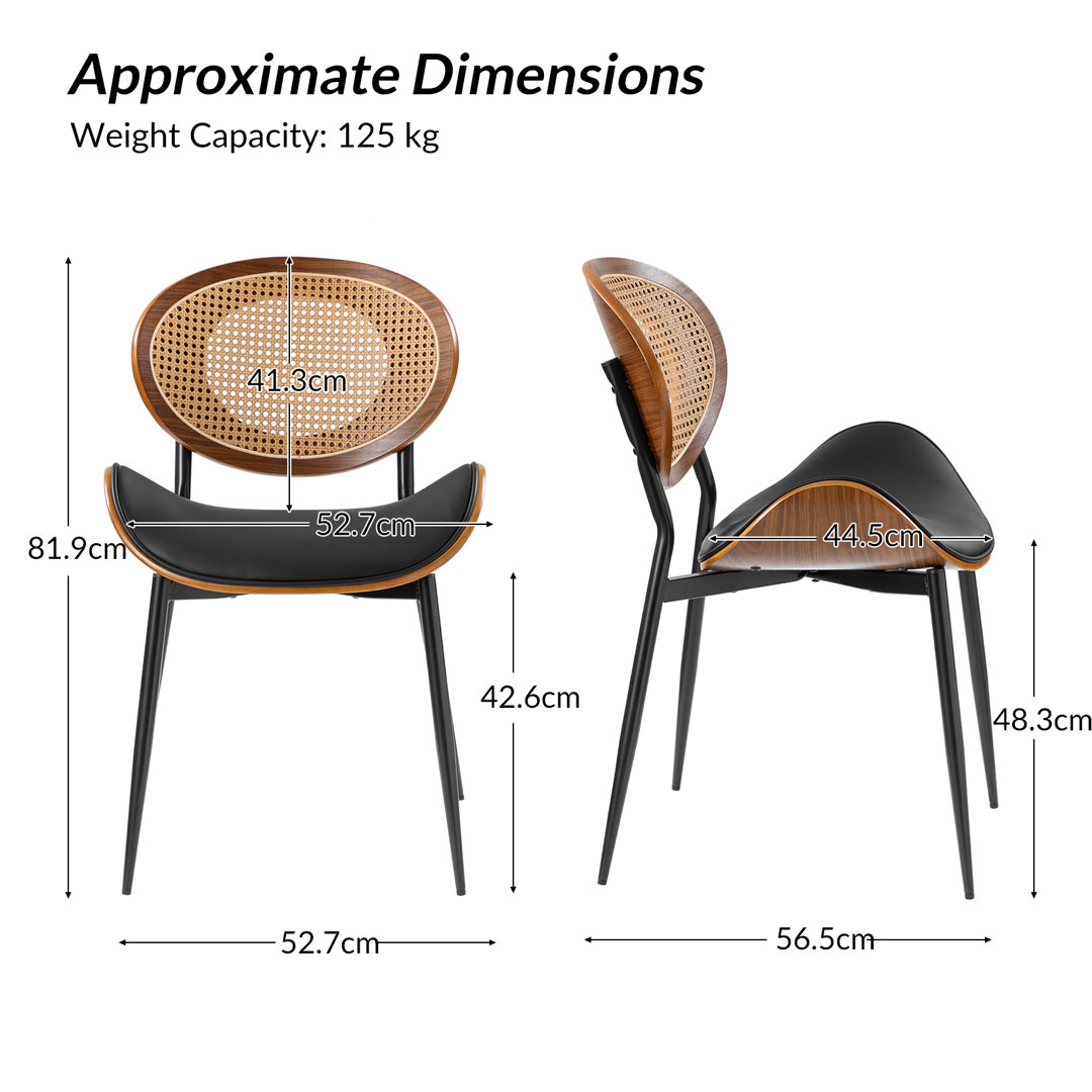 Ema Modern Faux Leather Dining Chair