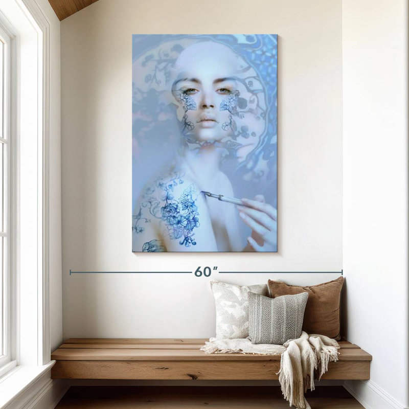 Senne Ornate China, 48" H x 32" W