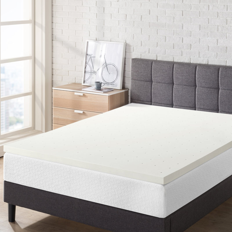 Surmatelas en mousse viscoélastique Inez, Simple, 2.5"