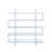 Laguerre 5-shelf Geometric Bookcase-24440837