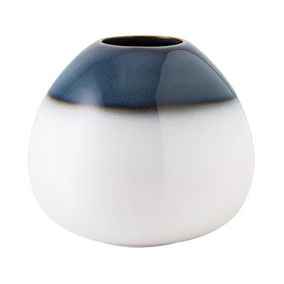 comme. par Villeroy & Boch - Vase en forme d'œuf, 5,75 x 5,75 x 5 pouces - Bleu