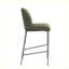 Tabouret de bar rembourré en métal-967506409