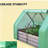 Raised Garden Bed,Mini Greenhouse,2-in-1 Raised Planter Greenhouse-1203554902
