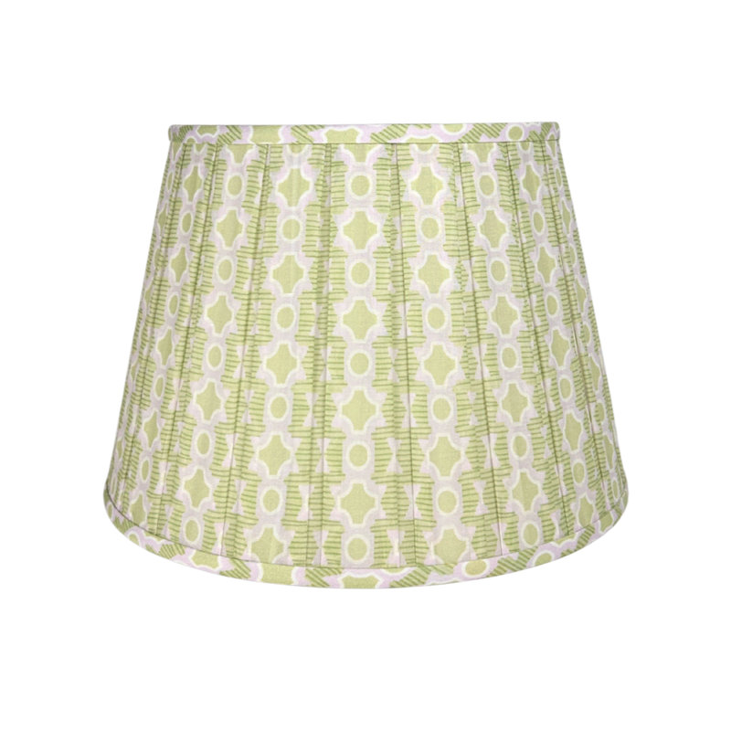 Emma Corset Empire Lamp Shade (Spider), 18" W, Green;Purple