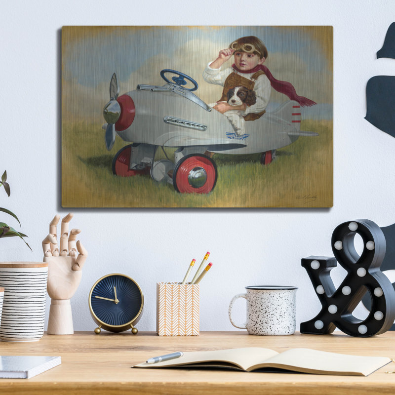 «1941 Steelcraft Pursuit Plane» par David Lindsley, H 12 po x l 16 po