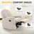 33.46’’ Nursery Rocking Chair, Upholstered Swivel Recliner-948239223