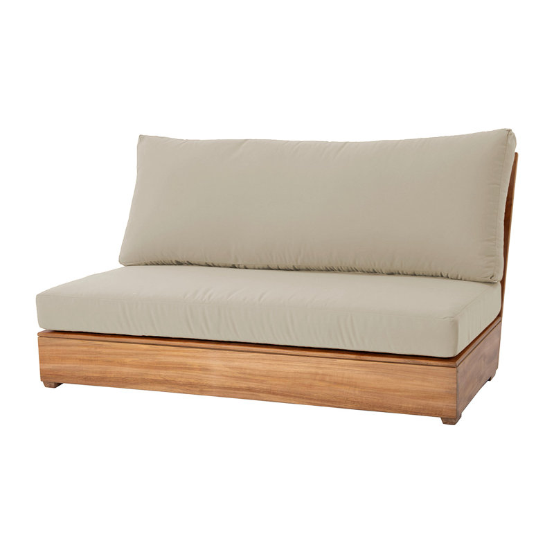 Canapé modulaire d'extérieur Arrin, Beige antique