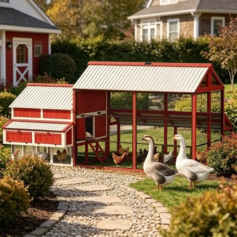 Wooden Hen House Chicken Coop
