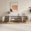 Meuble télé 78 pouces blanc crème moderne avec pieds sphériques en bois, console média Boho avec armoires de rangement, portes décoratives en bois, centre de divertissement pour le salon-1941309687-1941309686