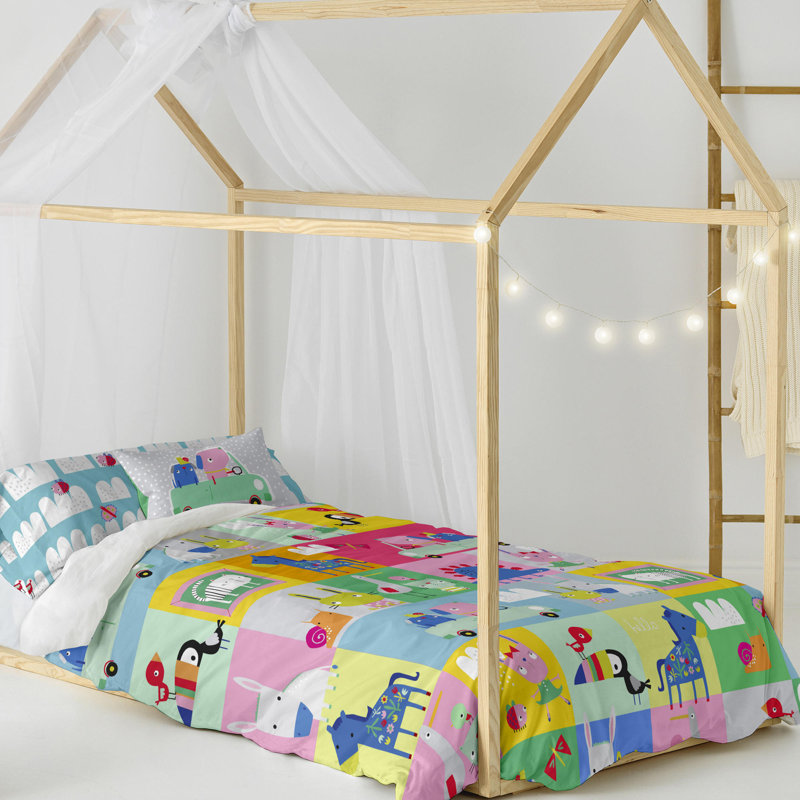 Faysal Duvet Cover Set with Pillowcases, 155 x 220cm Duvet Cover + 1 Pillowcase (45 x 110)