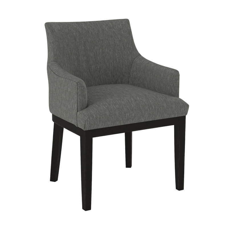 19'' H Upholstered Armchair, Espresso, 61597-75