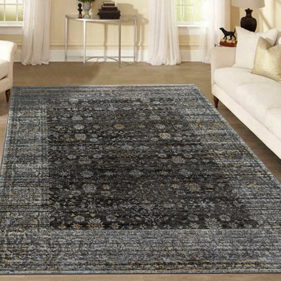 Tapis oriental brun Zullo