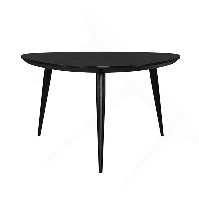Triangular Solid Wood Coffee Table