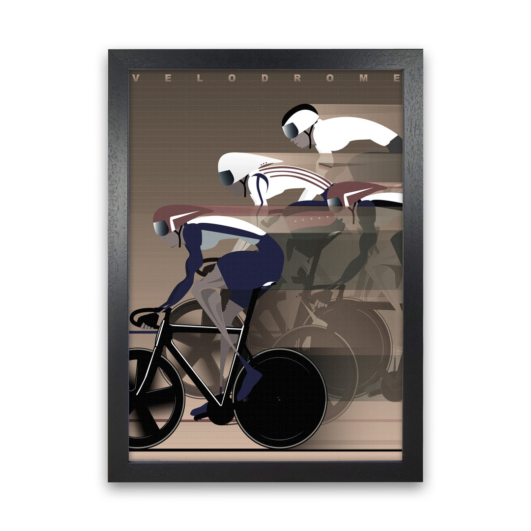 'Velo Brown' - Graphic Art Print on Paper