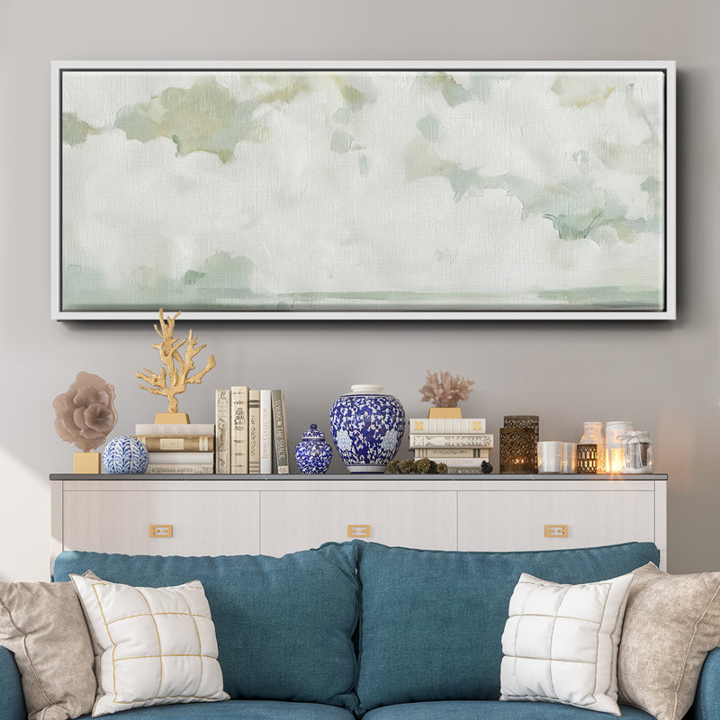 Quiet Moors II- Framed Canvas, 12" H x 30" W