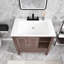 Meuble-lavabo autoportant 30 po blanc avec lavabo en céramique-1582983382