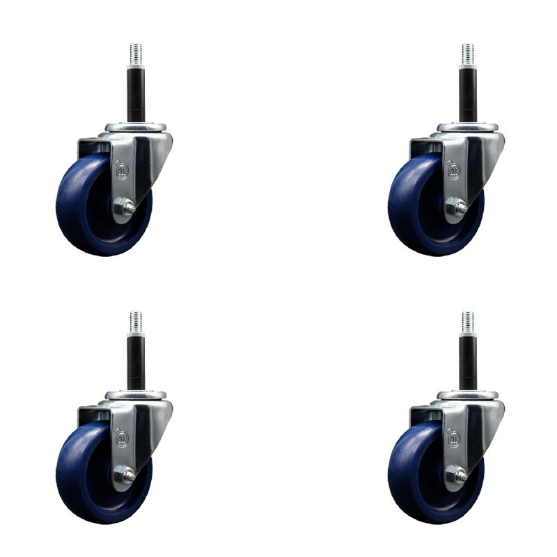 Ensemble de roulettes extensibles 3,5 pouces 3,5 pouces SS