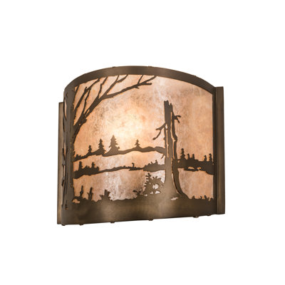 Rustic Lodge 1 - Light Flush Mounted Sconce